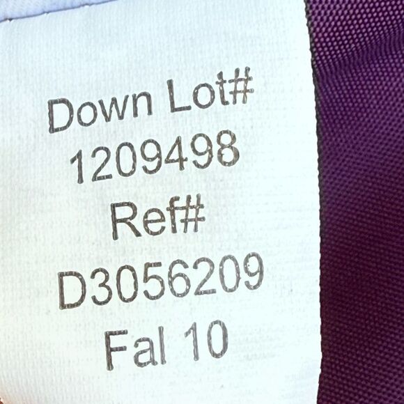 Eddie Bauer Women’s Small Purple Premium Goose Down Puffer Vest Made in USA - Picture 10 of 13